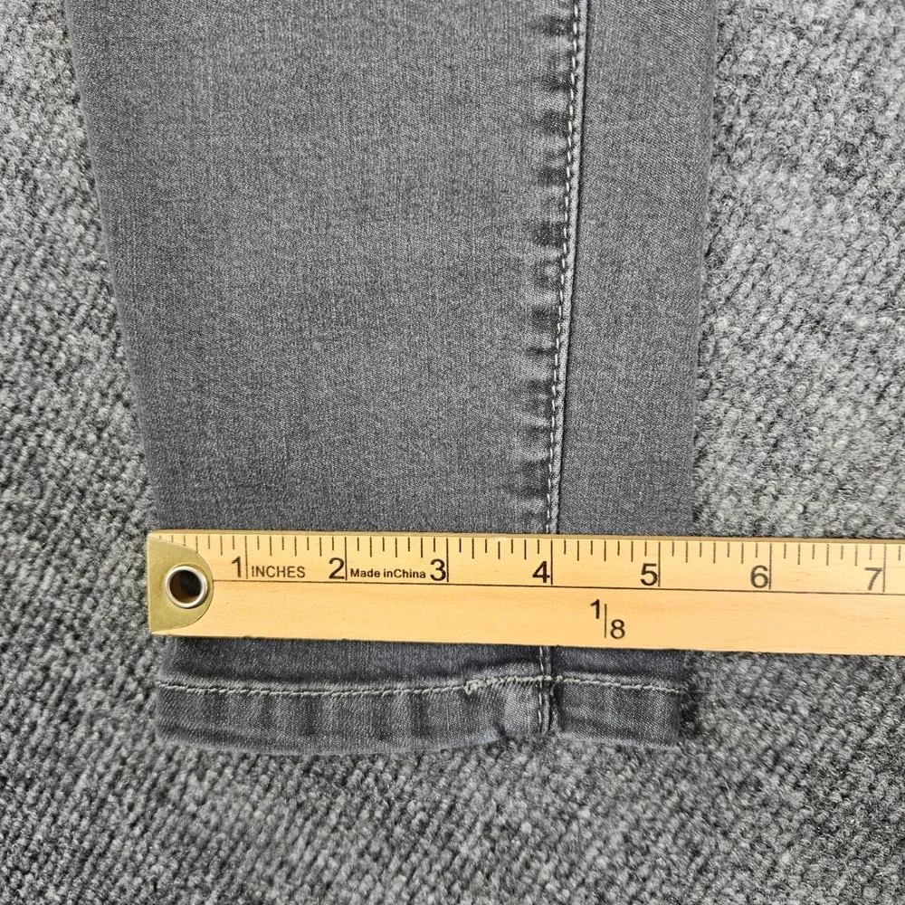 Democracy Absolution High Rise Ankle Skinny Jeans Women's 8 Gray Stretch‎ Denim